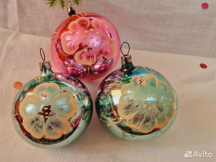 Елочные игрушки ссср.Шары