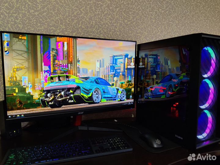 Игровой компьютер i7,RX5700, SSD, 16гб озу
