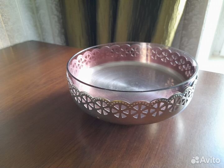 Салатники, конфетницы из цветного стекла СССР