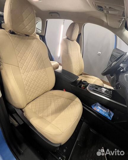 Чехлы алькантара Ромб Nissan Note от Автопилот