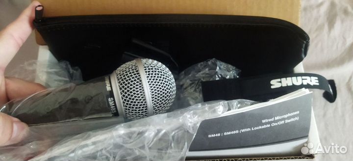 Вокальный микрофон Shure sm48s-lc Оригинал