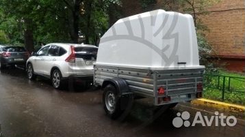 Прицеп 01.026 с крышкой Н1540.Колеса R16 (225х75)