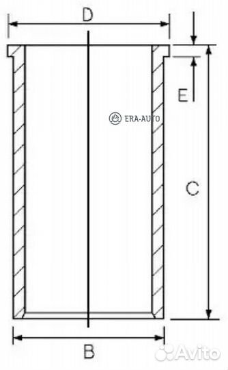 Goetze 14-023730-00 Гильза d78.00 STD