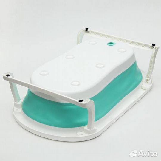 Ванночка детская складная, цвет зеленый