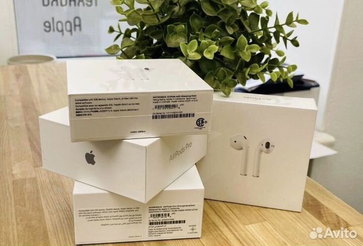 Наушники apple airpods 2,3,4