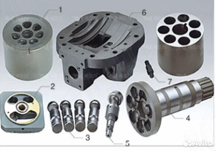 Запчасти гидронасоса Hitachi HPV145 (комплект)