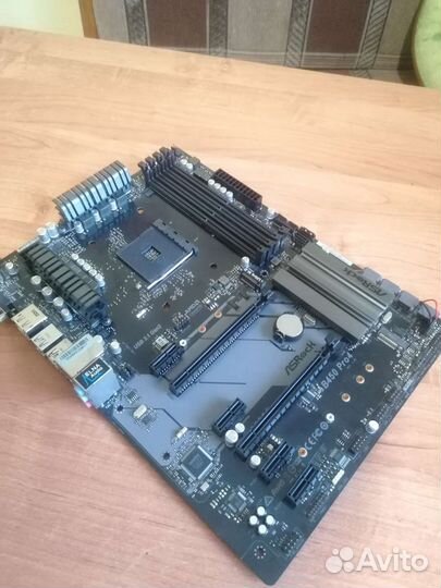 Материнская плата asrock b450m pro4