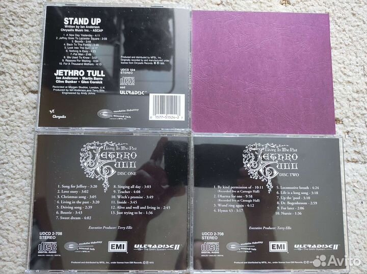 Jethro Tull 1972 2 Gold CD set