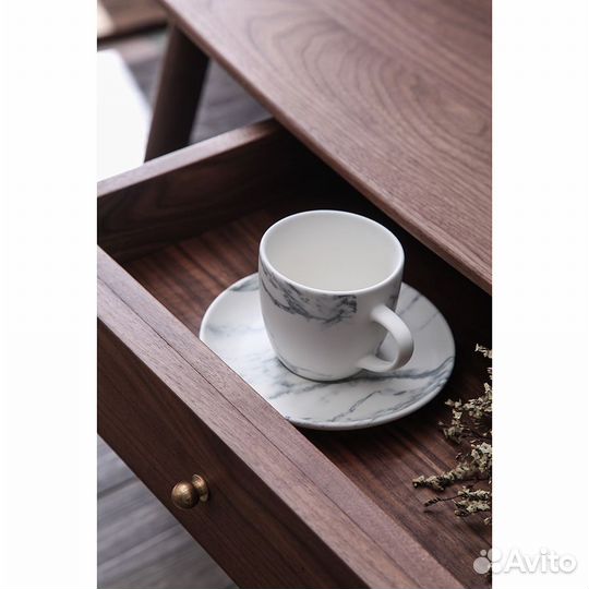 Набор чайных пар marble, 250 мл, 2 шт