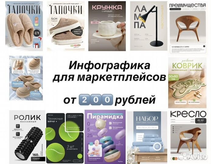 Графический дизайнер карточек товара маркетплейс