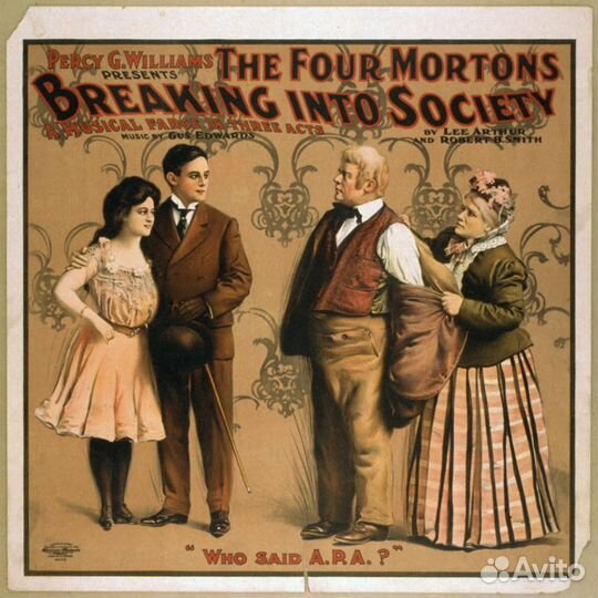 Плакаты США Театр Кино Цирк американский CD