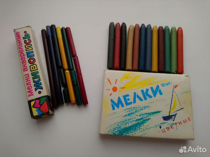 Акварельные, масляные краски, карандаши СССР