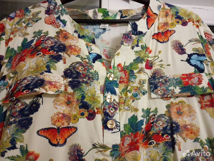 Блузка кофта 54 56 лёгкая вискоза