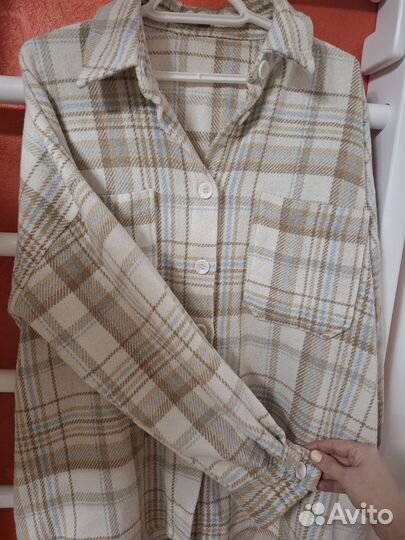 Рубашка женская 48 50 теплая Reserved