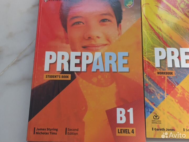 Учебник+рабочая тетрадь prepare