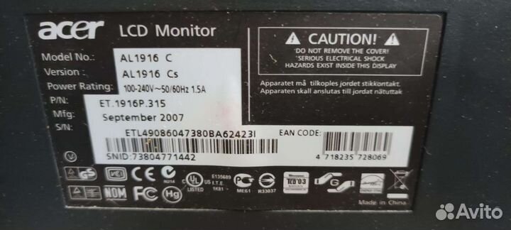 Монитор Acer