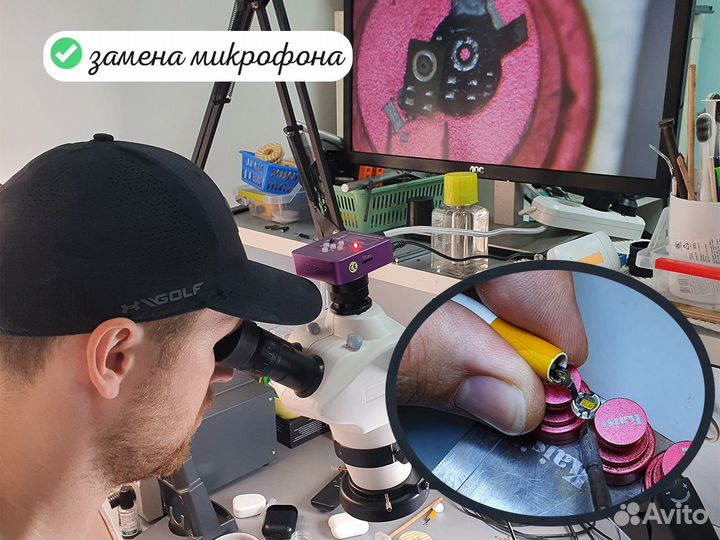 Ремонт Airpods. Замена аккумуляторов. Чистка