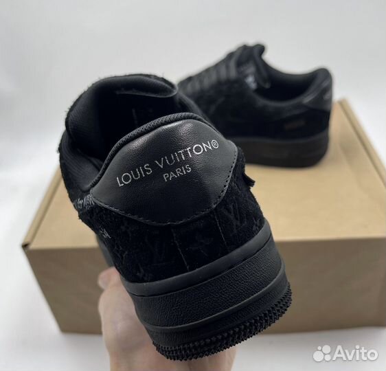 Nike Louis Vuitton Air Force Triple Black