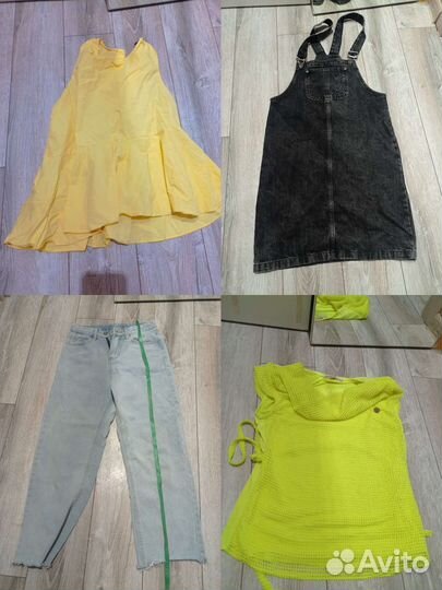 Джинсы, сарафан, блузка на девочку 152-164