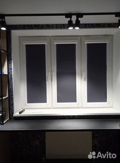 Рулонные кассетные шторы блекаут P1358-M6100