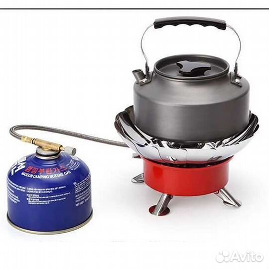 Газовая плитка с ветрозащитой