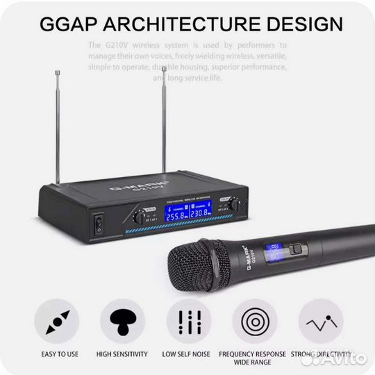 Радиомикрофоны G-Mark G210V новые в коробке