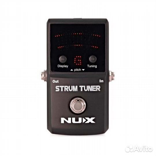 Nux Strum Tuner Педальный тюнер
