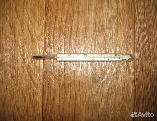 Медицинский термометр, ртутный, новый, СССР