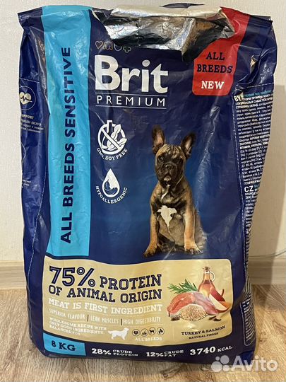 Корм для собак brit