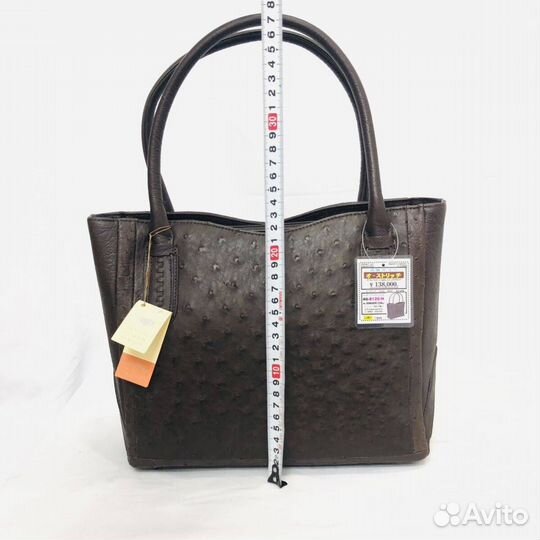 Сумочка женская ручная кожа страуса Japan