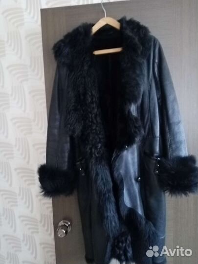 Дубленка натуральная женская 46 48 размер