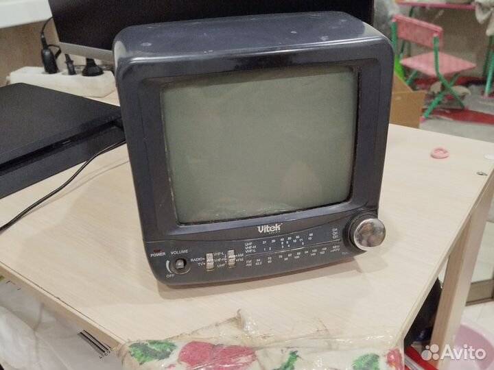 Телевизор черно белый Vitek
