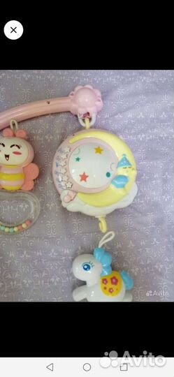 Развивающий коврик и музыкальный мобиль