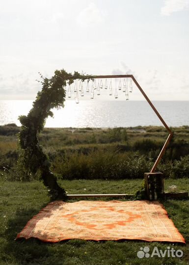 Свадебная арка шестигранная