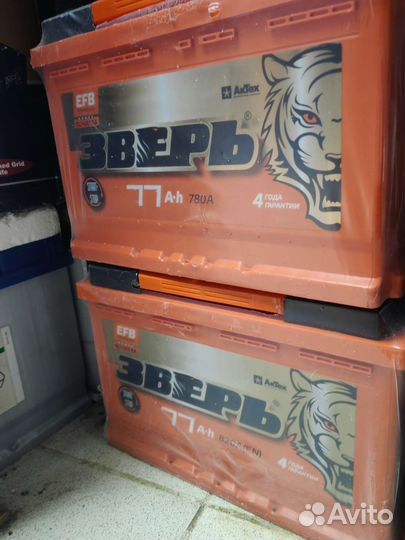 Аккумулятор Зверь 77ач EFB