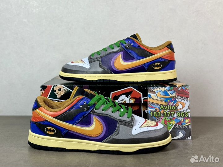 Nike dunk low Batman joker