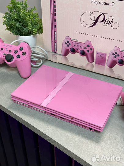 PlayStation 2 Pink Состояние Новой с Коробкой