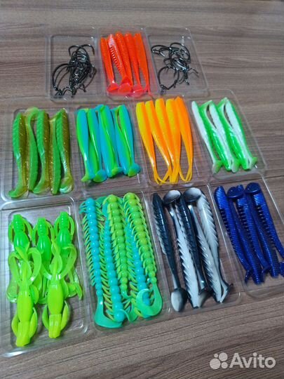 Набор силиконовых приманок