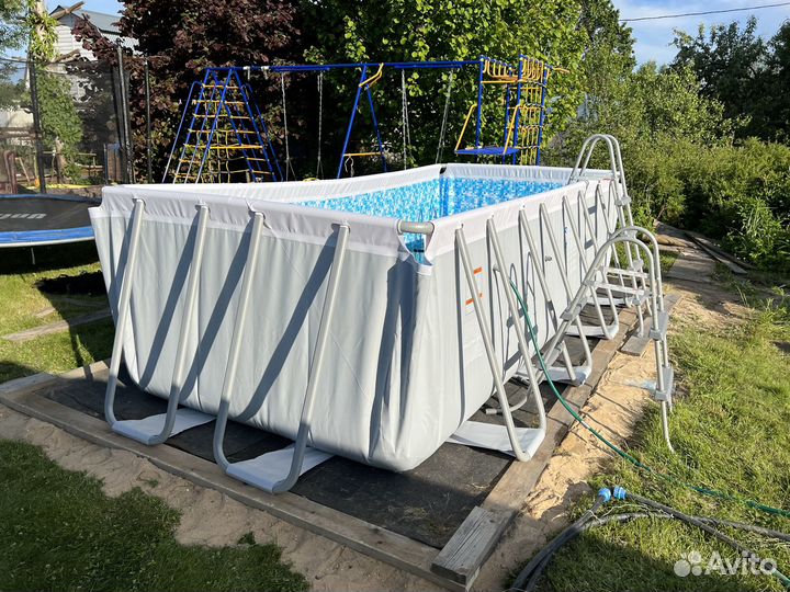 Каркасный бассейн Bestway 56670 (488х244х122)