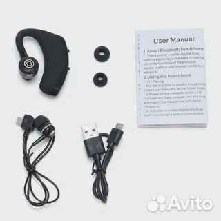 Беспроводной блютуз наушник (гарнитура) S9