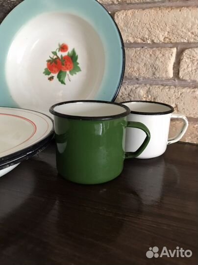 Эмалированная посуда СССР новая