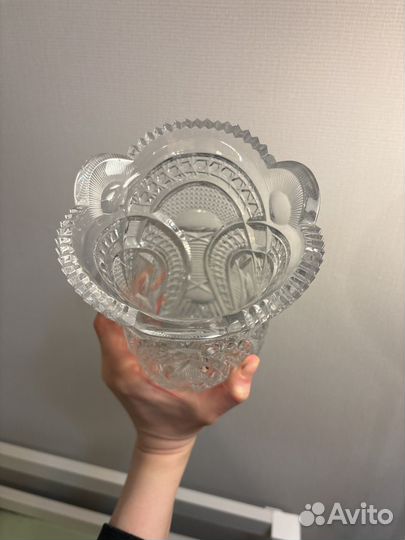 Хрустальная ваза Bohemia crystaline