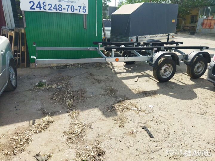 Прицеп оцинк. двухосный лодочный
