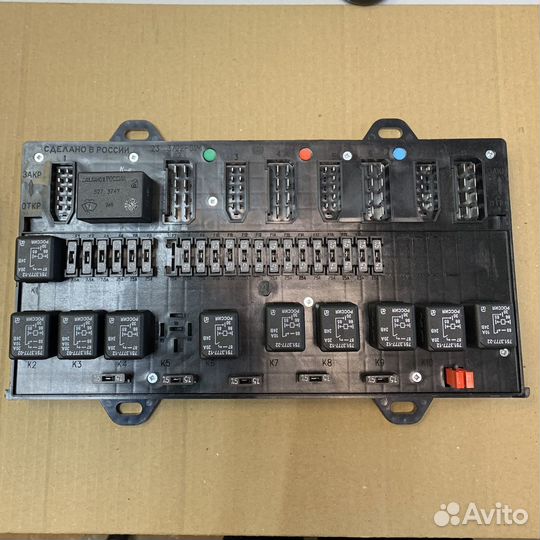 Блок коммутационный монтажный маз-5337 реле и пред