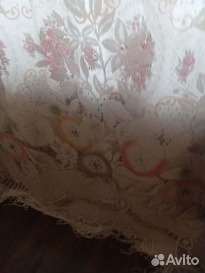 Тюль с вышивкой и бахромой, Новая