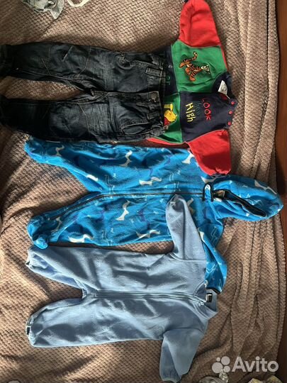 Детские вещи пакетом на мальчика 74 80