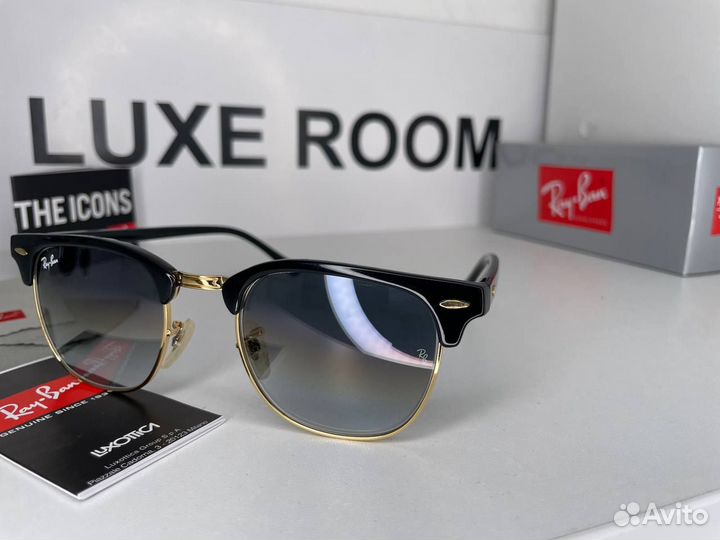 Очки Ray Ban Clubmaster 3016 + Чехол