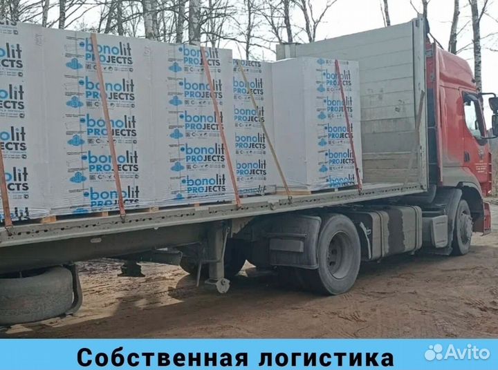 Пеноблоки (Газобетонные блоки) bonolit D400, D600