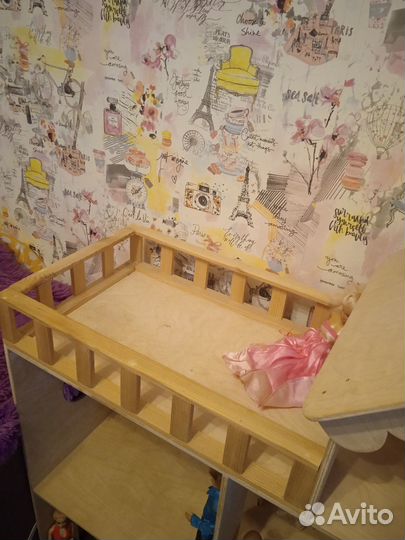 Эко кукольный домик/стеллаж для книг