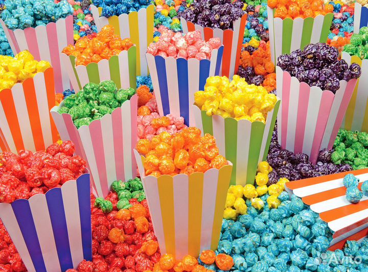 Стаканы и смеси Для попкорна и сахарной ваты